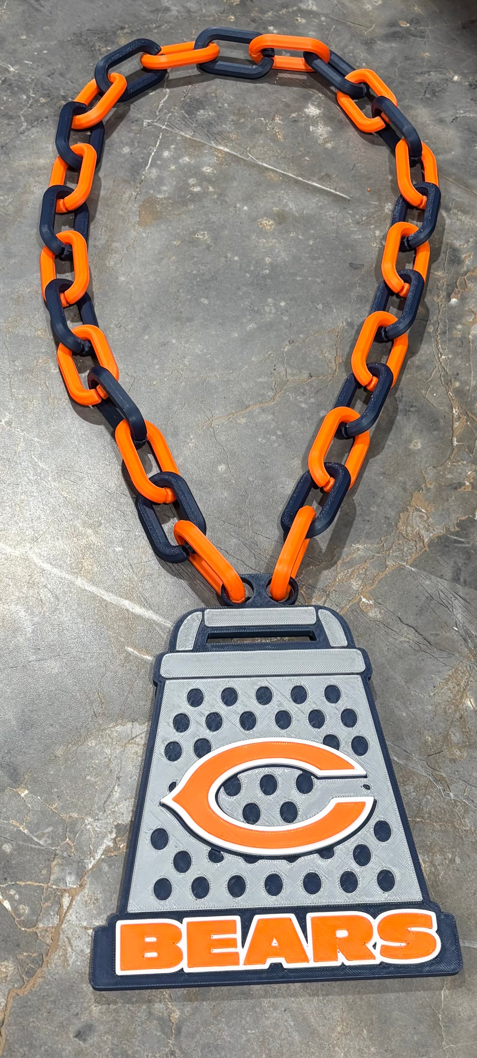 Chicago Bears Cheese Grater Hype Chain