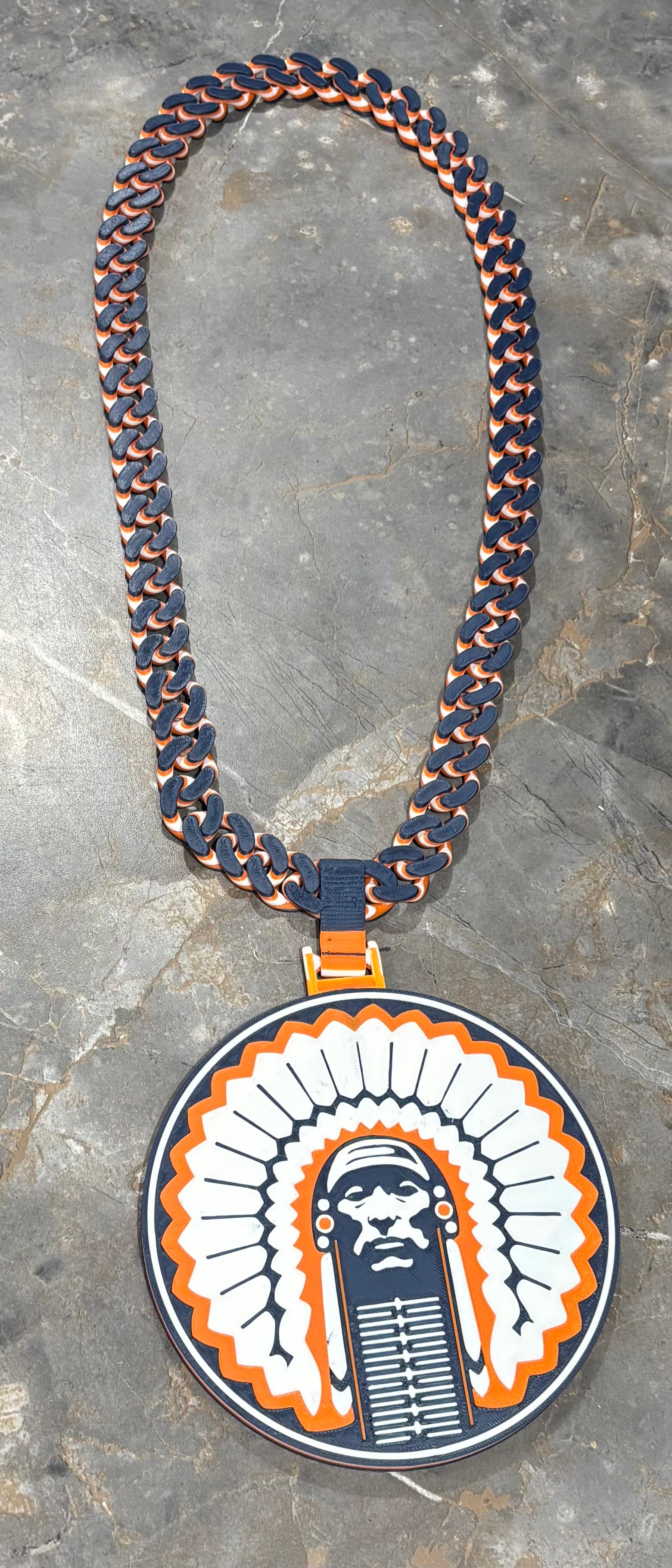 University of Illinois Fighting Illini Chief Hype Chain