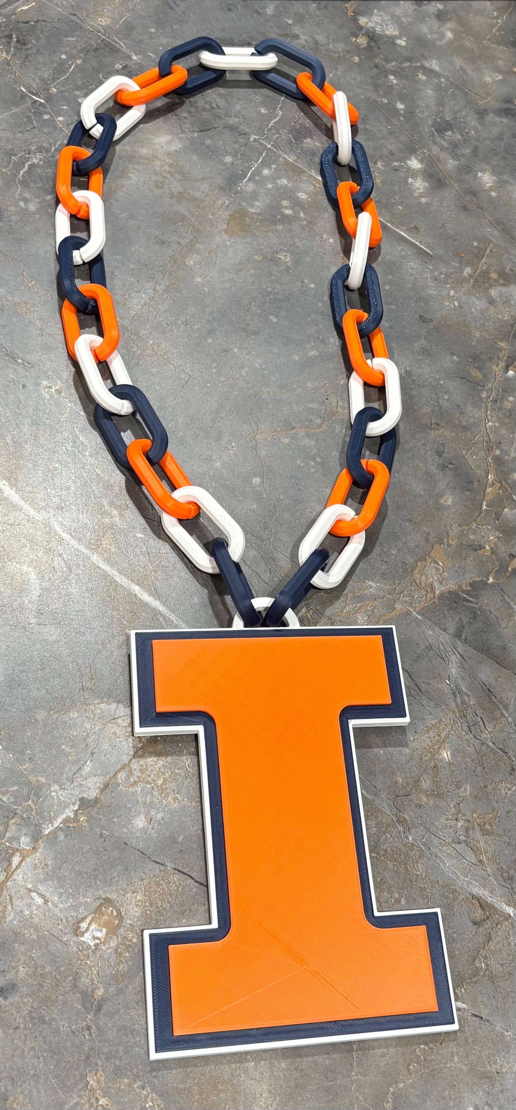 University of Illinois Fighting Illini "I" Hype Chain